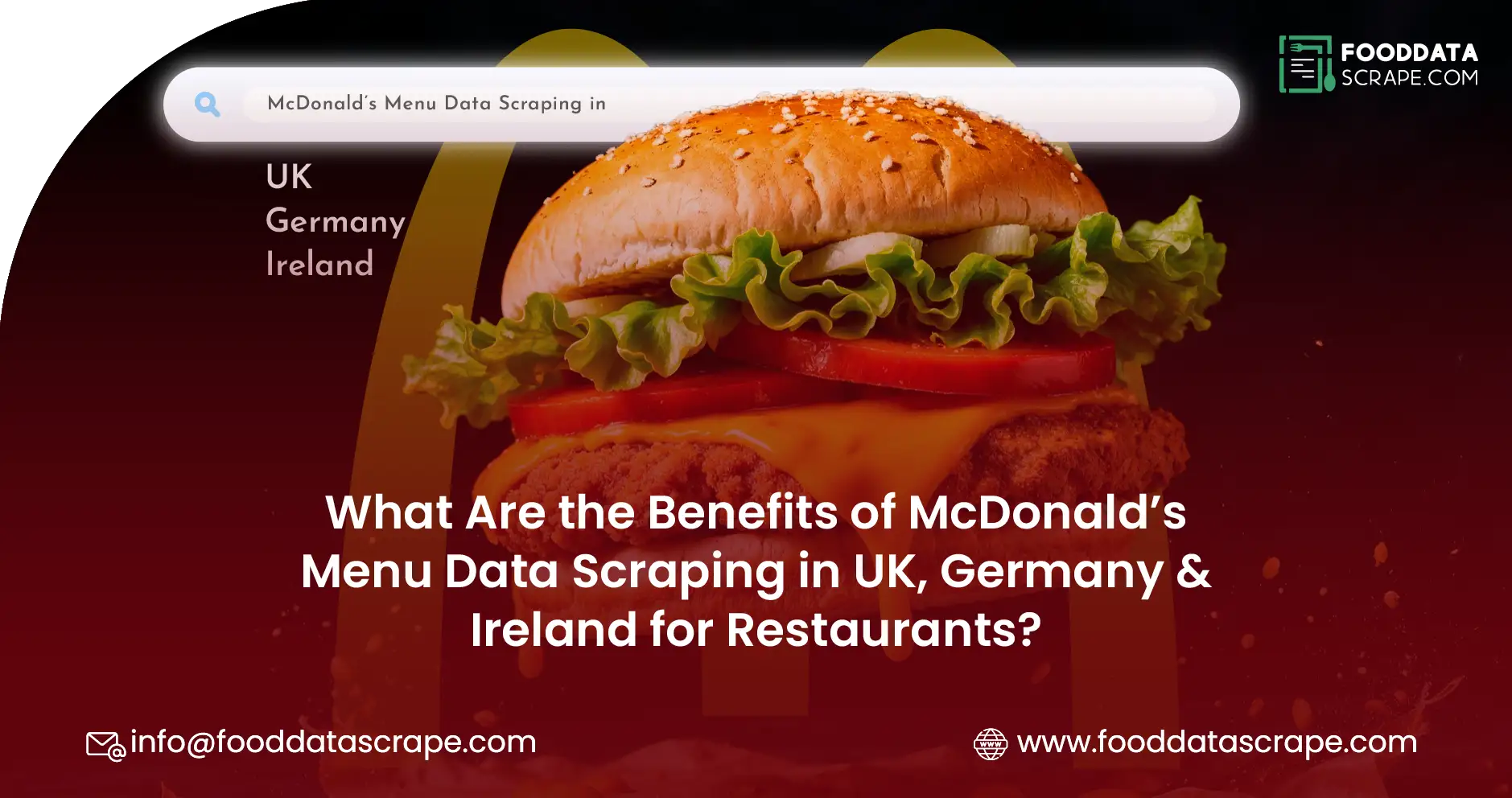 What Are the Benefits of McDonald’s Menu Data Scraping in UK, Germany & Ireland for Restaurants?